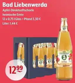 Getränke Hoffmann Bad Liebenwerda Apfel-Direktsaftschorle Angebot