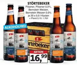 Lösch Depot STÖRTEBEKER Pilsener, Pilsener 0,0%, Bernstein Weizen, Bernstein Weizen 0,0% Angebot