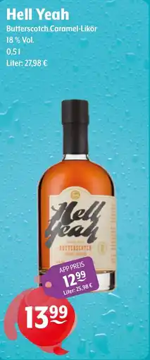 Getränke Hoffmann Hell Yeah Butterscotch Caramel-Likör Angebot