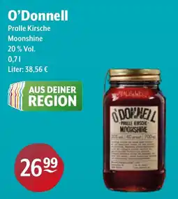 Getränke Hoffmann O'Donnell Pralle Kirsche Moonshine Angebot