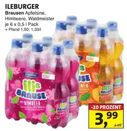 Lösch Depot ILEBURGER Brausen Apfelsine, Himbeere, Waldmeister Angebot