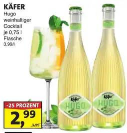 Lösch Depot KÄFER Hugo weinhaltiger Cocktail Angebot