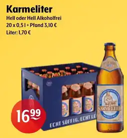 Getränke Hoffmann Karmeliter Hell Angebot