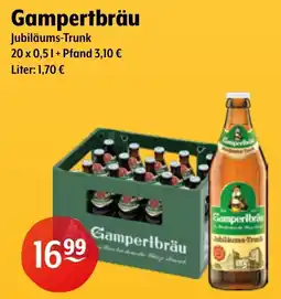 Getränke Hoffmann Gamperlbräu Jubiläums-Trunk Angebot