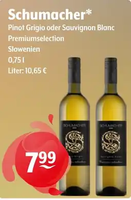 Getränke Hoffmann Schumacher Pinot Grigio oder Sauvignon Blanc Angebot