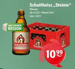 Getränke Hoffmann Schultheiss „Steinie“ Pilsener Angebot