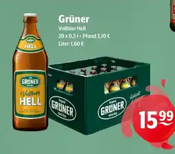 Getränke Hoffmann Grüner Vollbier Hell Angebot