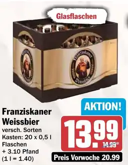 AEZ Franziskaner Weissbier Angebot