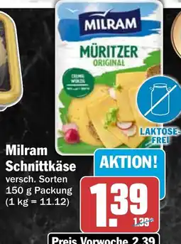 AEZ Milram Schnittkäse Angebot