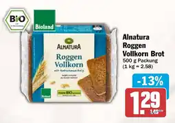 AEZ Alnatura Roggen Vollkorn Brot Angebot