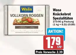 AEZ Wasa Knäckebrot Spezialitäten Angebot