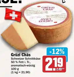 AEZ Grüzi Chäs Schweizer Schnittkäse Angebot