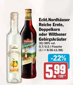 AEZ Echt.Nordhäuser Reiche Ernte, Doppelkorn oder Wilthener Gebirgskräuter Angebot