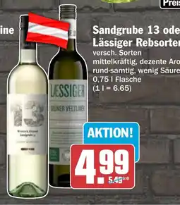 AEZ Sandgrube 13 oder Lässiger Rebsorten Angebot