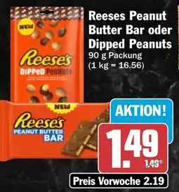 AEZ Reeses Peanut Butter Bar oder Dipped Peanuts Angebot