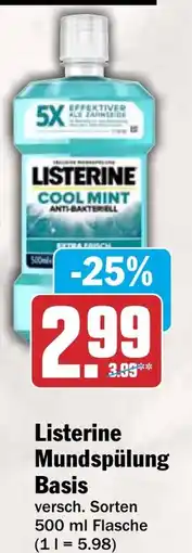 AEZ Listerine Mundspülung Basis Angebot