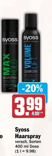 AEZ Syoss Haarspray Angebot