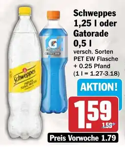 AEZ Schweppes Gatorade Angebot