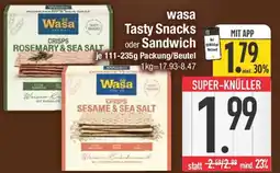 E-Center Wasa Tasty Snacks oder Sandwich Angebot