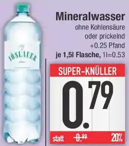 E-Center Voslauer Mineralwasser Angebot