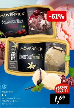 KONSUM Mövenpick Eis Angebot