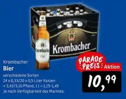 KONSUM Krombacher Bier Angebot