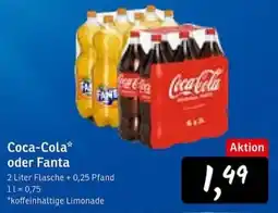 KONSUM Coca-Cola* oder Fanta Angebot