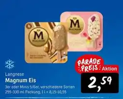 KONSUM Langnese Magnum Eis Angebot