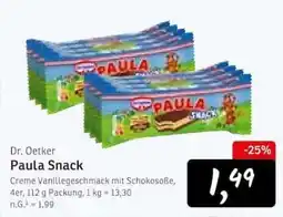 KONSUM Dr. Oetker Paula Snack Angebot