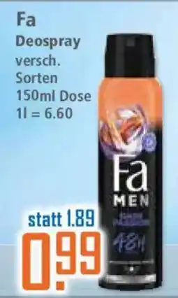 Klaas und Kock Fa MEN Deospray Angebot