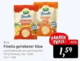 KONSUM Arla Finello geriebener Käse Angebot