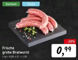 KONSUM Frische grobe Bratwurst Angebot