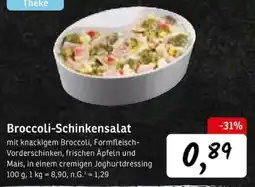 KONSUM Broccoli-Schinkensalat Angebot