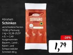 KONSUM Abraham Schinken Angebot