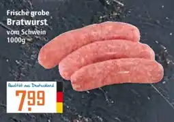 Klaas und Kock Frische grobe Bratwurst vom Schwein Angebot