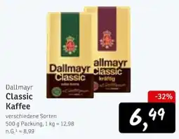 KONSUM Dallmayr Classic Kaffee Angebot