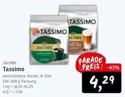 KONSUM Jacobs Tassimo Angebot