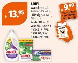 Müller ARIEL Waschmittel Angebot