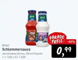 KONSUM Knorr Schlemmersauce Angebot