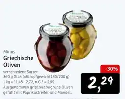 KONSUM Minos Griechische Oliven Angebot