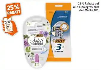 Müller BIC Einwegrasierer Angebot
