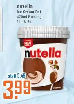 Klaas und Kock nutella Ice Cream Pot Angebot