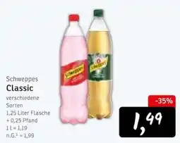KONSUM Schweppes Classic Angebot