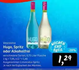 KONSUM Hugo, Spritz oder Alkoholfrei Angebot