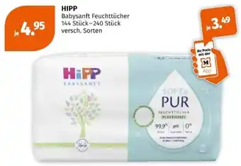 Müller HIPP Babysanft Feuchttücher Angebot