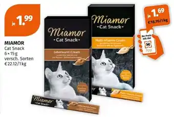 Müller Miamor Cat Snack Angebot