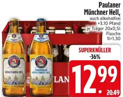 Edeka Paulaner Münchner Hell Angebot
