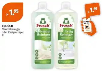 Müller Frosch Neutralreiniger oder Essigreiniger Angebot