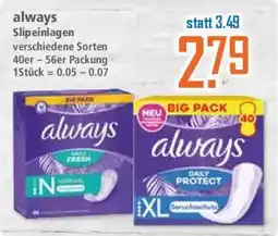 Klaas und Kock always Slipeinlagen Angebot