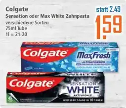 Klaas und Kock Colgate Sensation oder Max White Zahnpasta Angebot